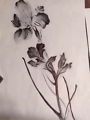 Artwork tattoo on Original drawing