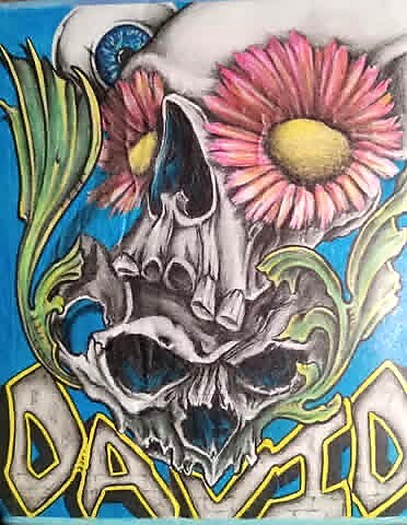 Artwork tattoo on Original drawing