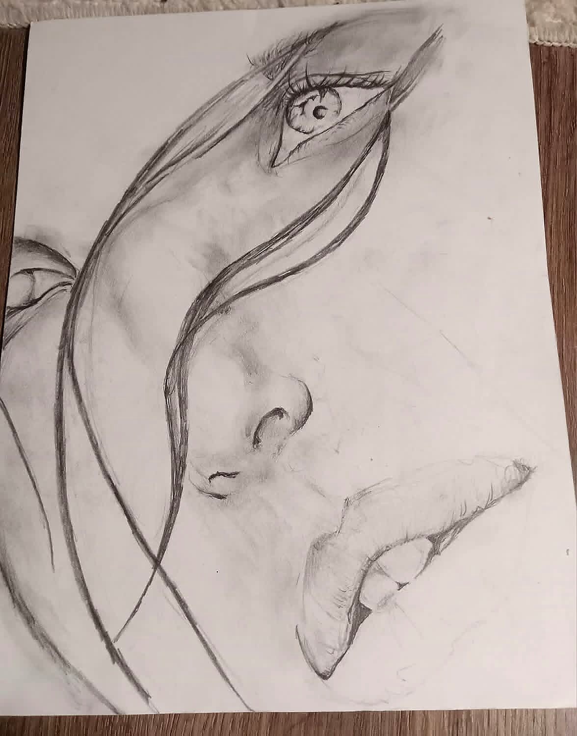 Artwork tattoo on Original drawing