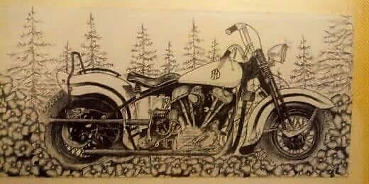 Artwork tattoo on Original drawing
