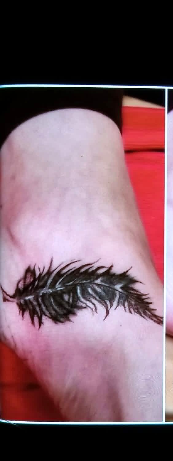 Coverups tattoo on Foot — after