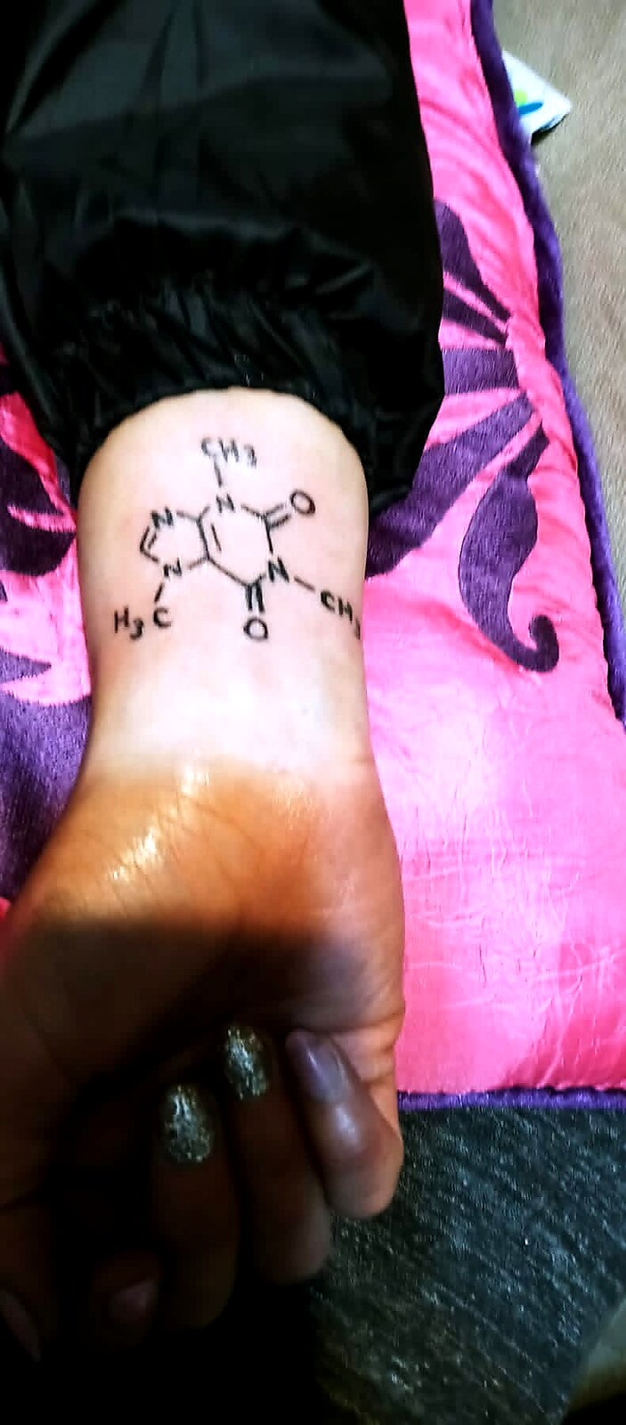 Fine Line tattoo on Inner forearm