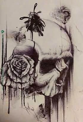 Artwork tattoo on Original drawing
