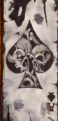 Artwork tattoo on Original drawing