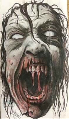 Artwork tattoo on Original drawing
