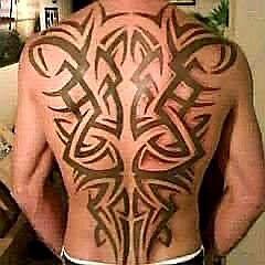 Tribal tattoo on Full back