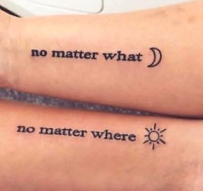 Fine Line tattoo on Inner forearms