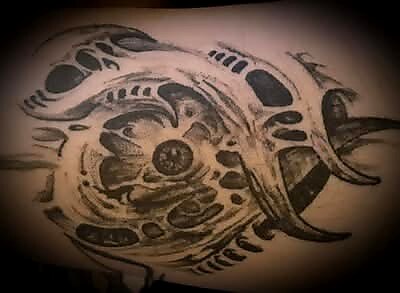 Custom Work tattoo on Back