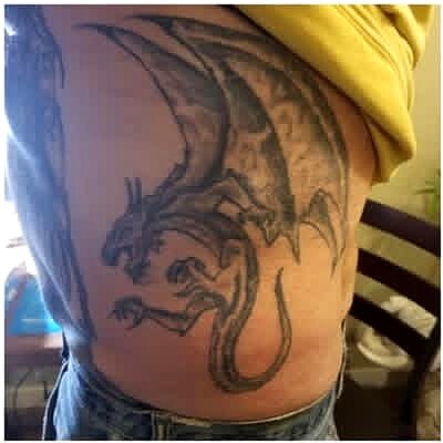Custom Work tattoo on Side