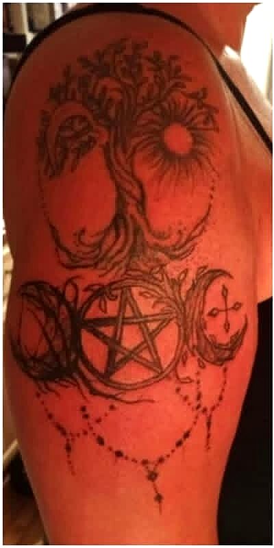 Custom Work tattoo on Upper arm