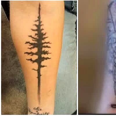 Fine Line tattoo on Forearm