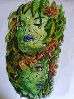 Artwork tattoo on Original drawing