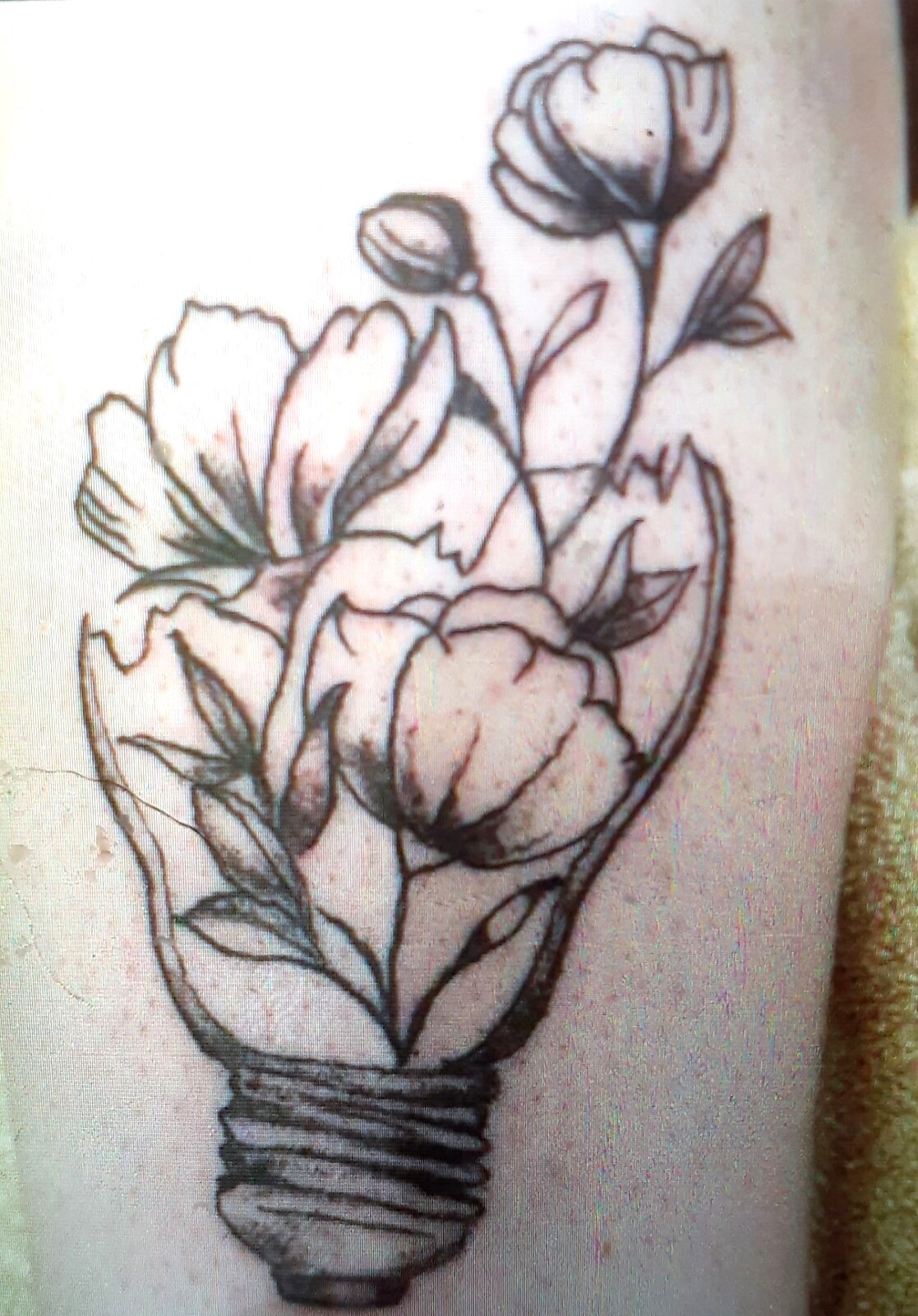 Fine Line tattoo on Forearm