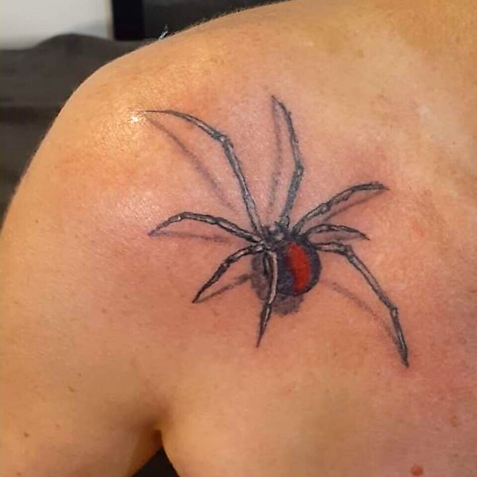 Custom Work tattoo on Shoulder
